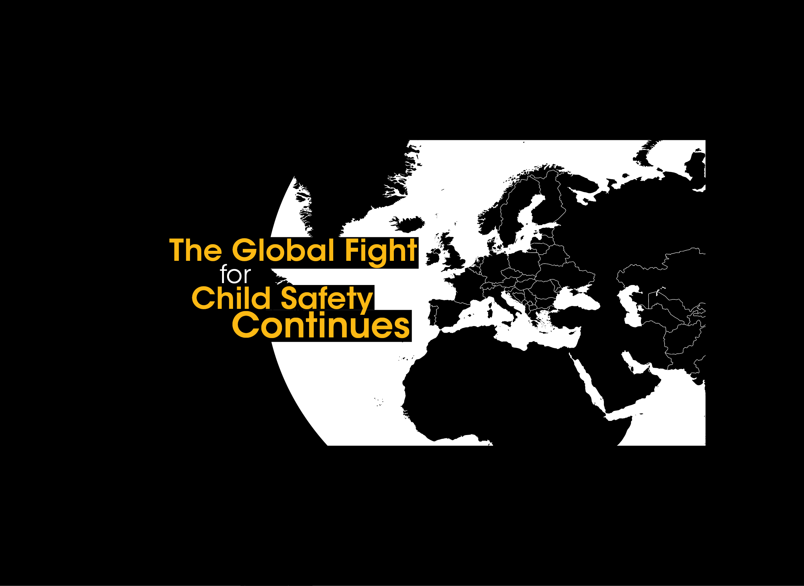 black and white outliine of earth with text overlay